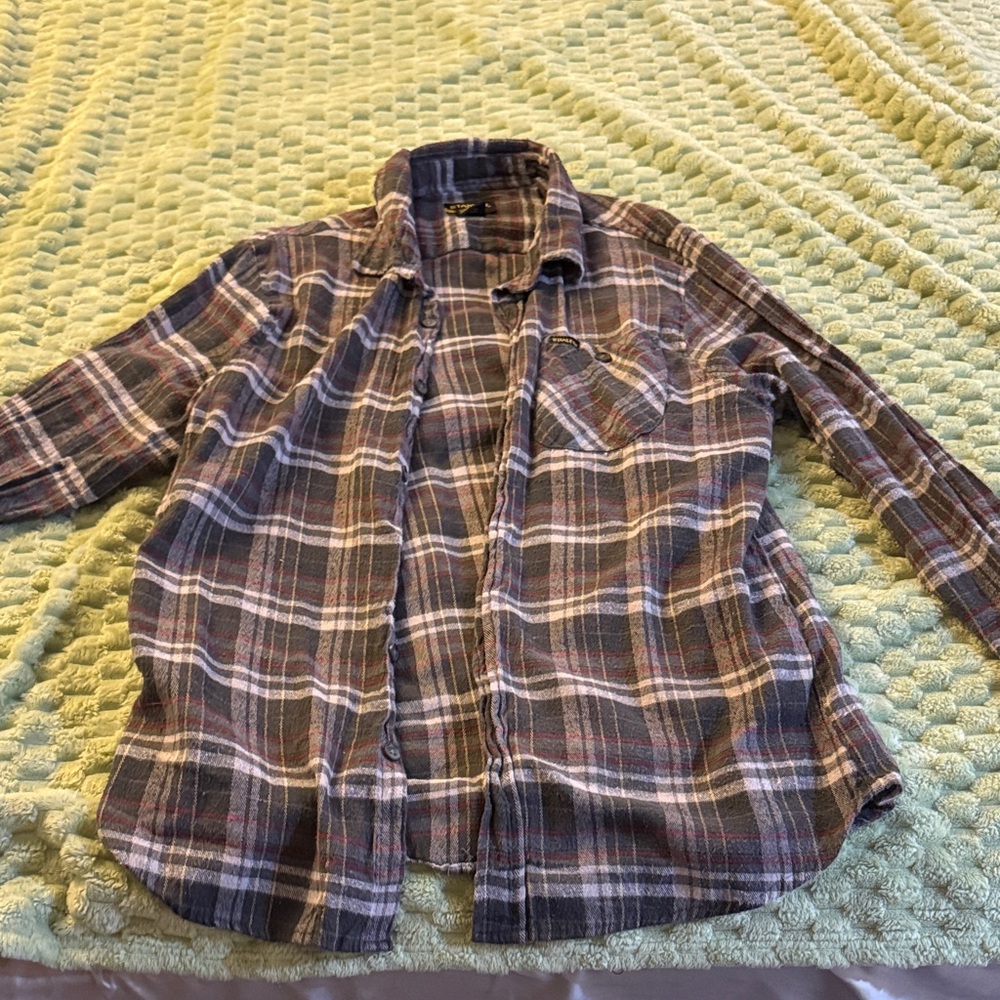 Stanley Men's Plaid Shirt in Blue and Gray